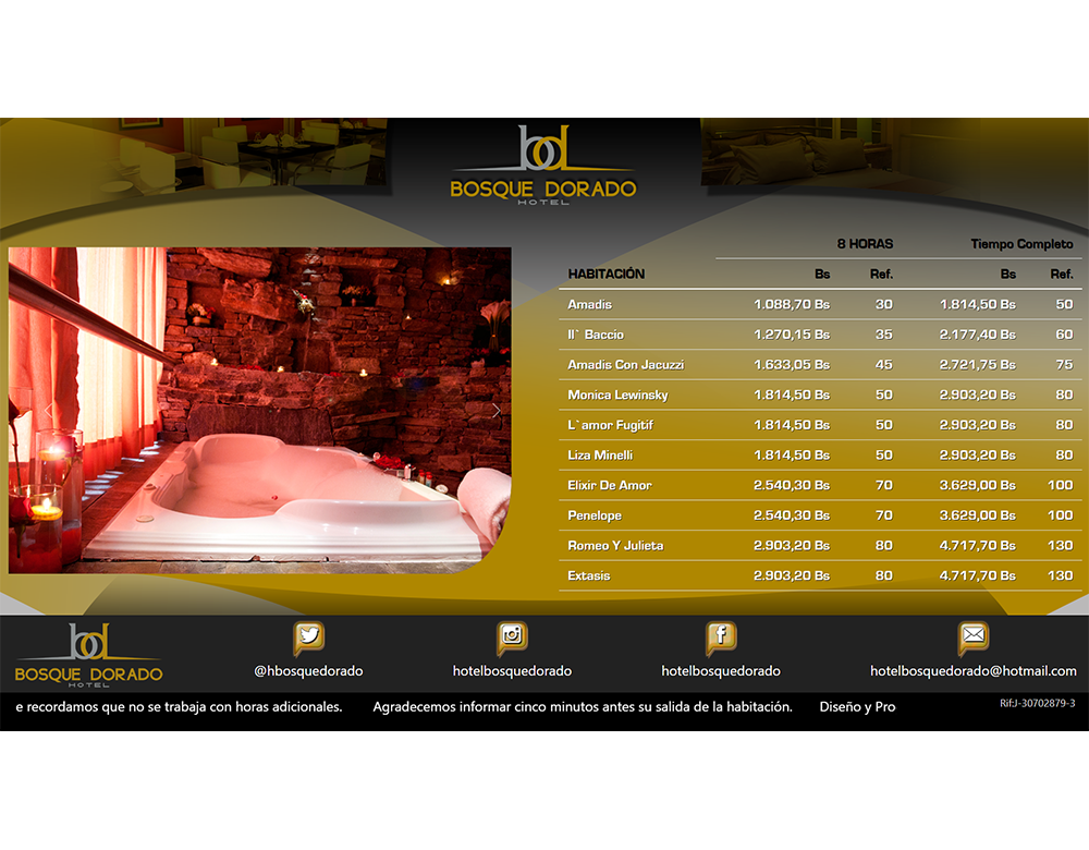 Pantalla digital hotel 